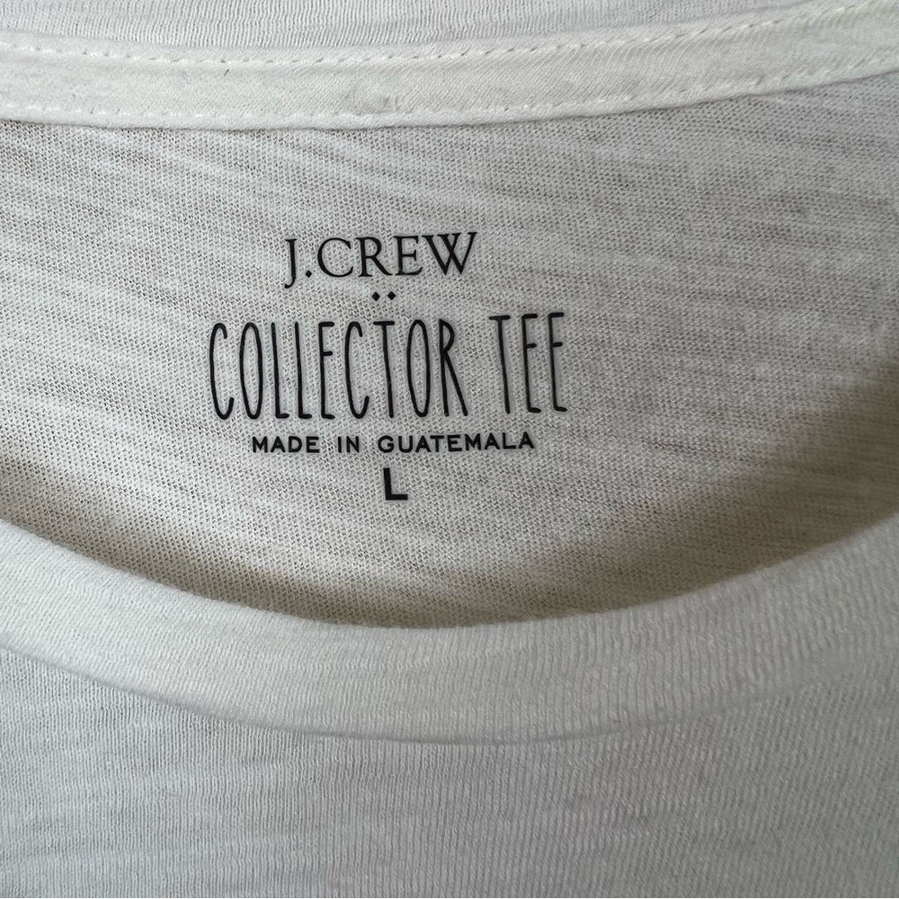 J. Crew T-Shirt Tee 100% Cotton Paris Cafe Graphic - Picture 5 of 7
